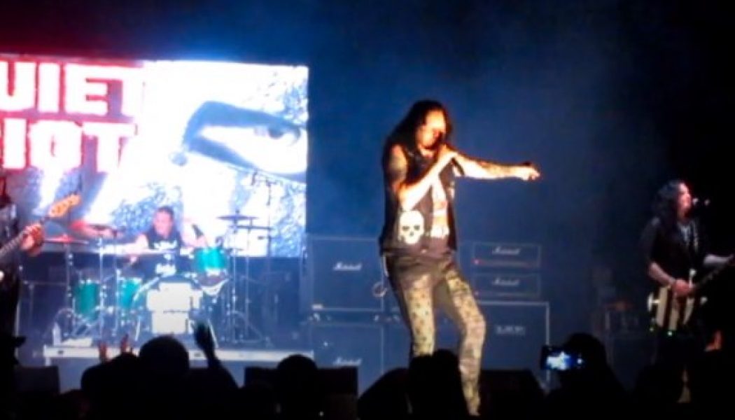 Video: QUIET RIOT Plays First Concert After FRANKIE BANALI’s Death