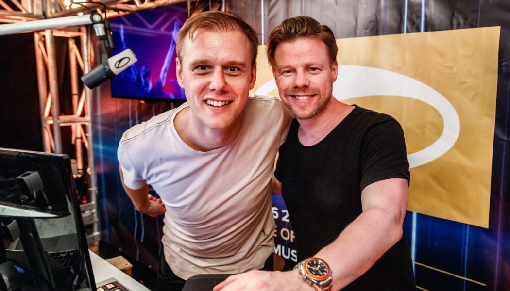 Watch Armin van Buuren and Ferry Corsten Perform Rare B2B Trance Set on Vinyl