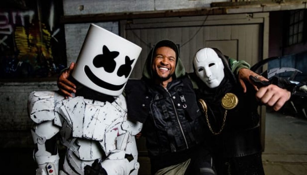 Watch the Cyberpunk Music Video for Marshmello, Usher and Imanbek’s “Too Much”