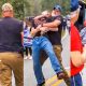 White On White Violence: Armed Biden & Trump Supporters Scrap Outside Democratic Rally In GA