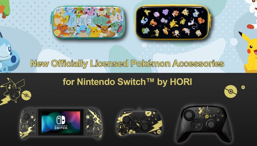 You can deck out your Switch Pokemon-style with these Hori accessories