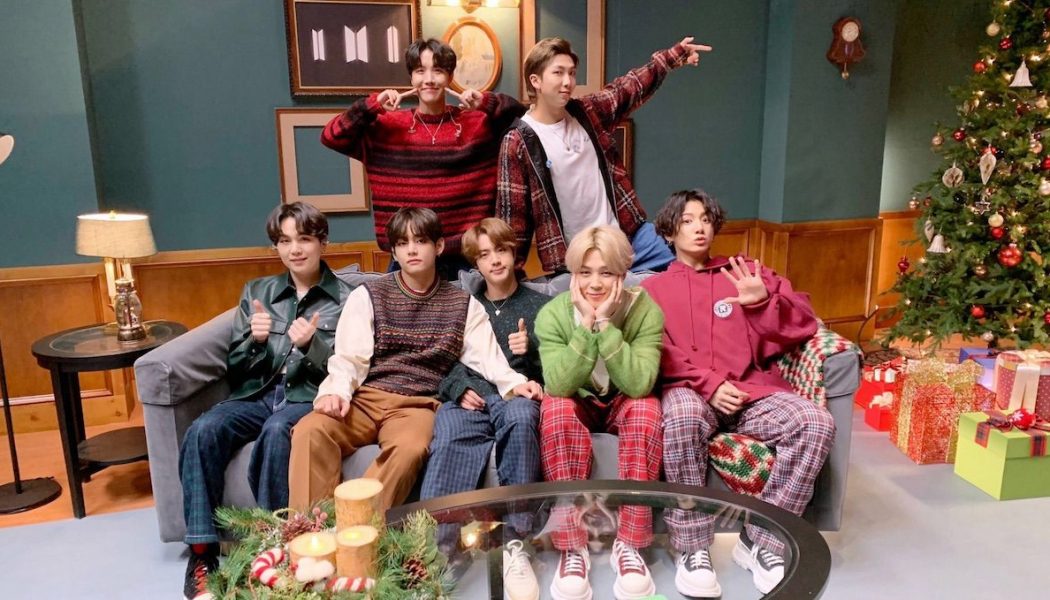 BTS Bring “Life Goes On”, Holiday Cheer to Corden: Watch