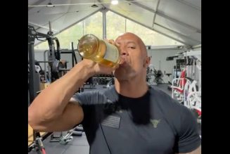 Dwayne Johnson Celebrates Biden Win by Crying “a Tear or Two — or Ten” and Pounding Tequila