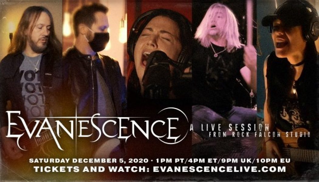 EVANESCENCE Announces Livestream Event, ‘A Live Session From Rock Falcon Studio’