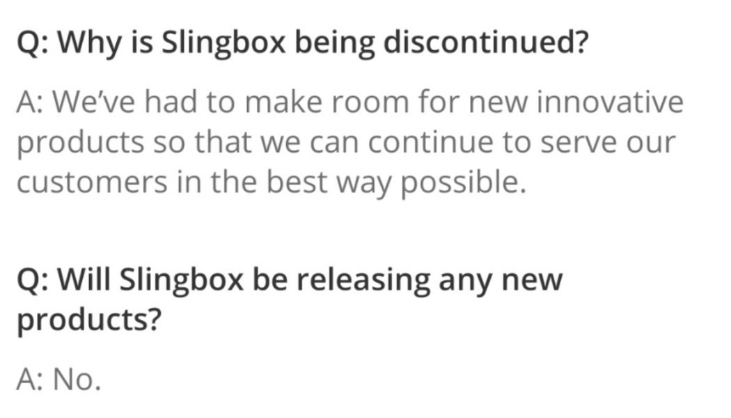 Every last Slingbox will become a brick in two years