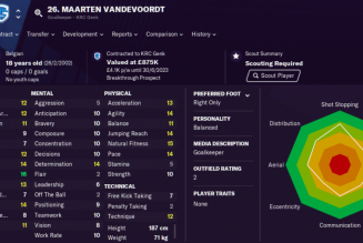 Football Manager 2021 Wonderkids – a bargain (future) starting XI