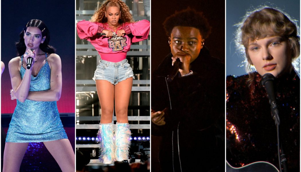 Grammys 2021: Beyonce, Dua Lipa, Roddy Ricch, Taylor Swift Lead Nominee List