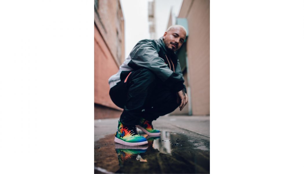 J Balvin Dropping Colorfully Ragged Air Jordan I [Photos]