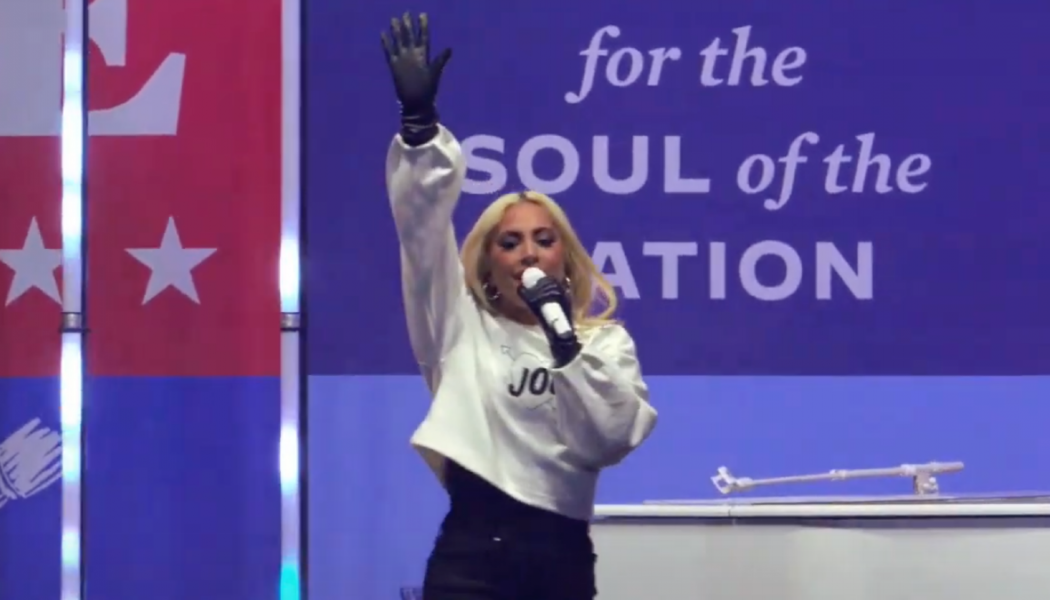 Lady Gaga Stumps for Joe Biden at Election Eve Rally: Watch