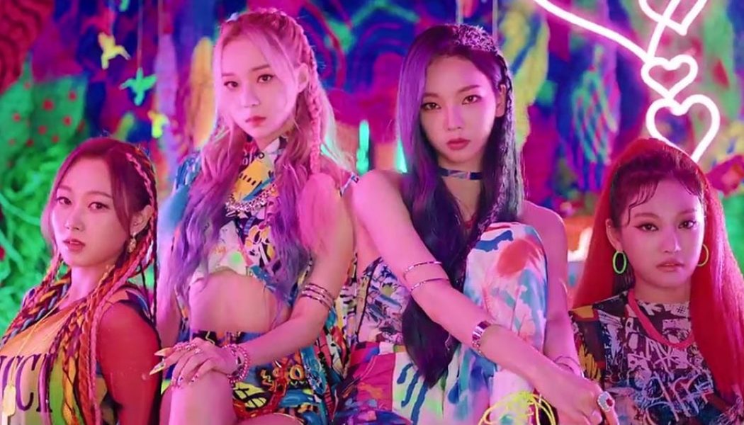 New K-Pop Girl Group Aespa Debuts With Colorful Video For ‘Black Mamba’: Watch