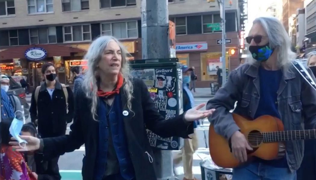 Patti Smith Busks “People Have the Power” for NYC Voters: Watch