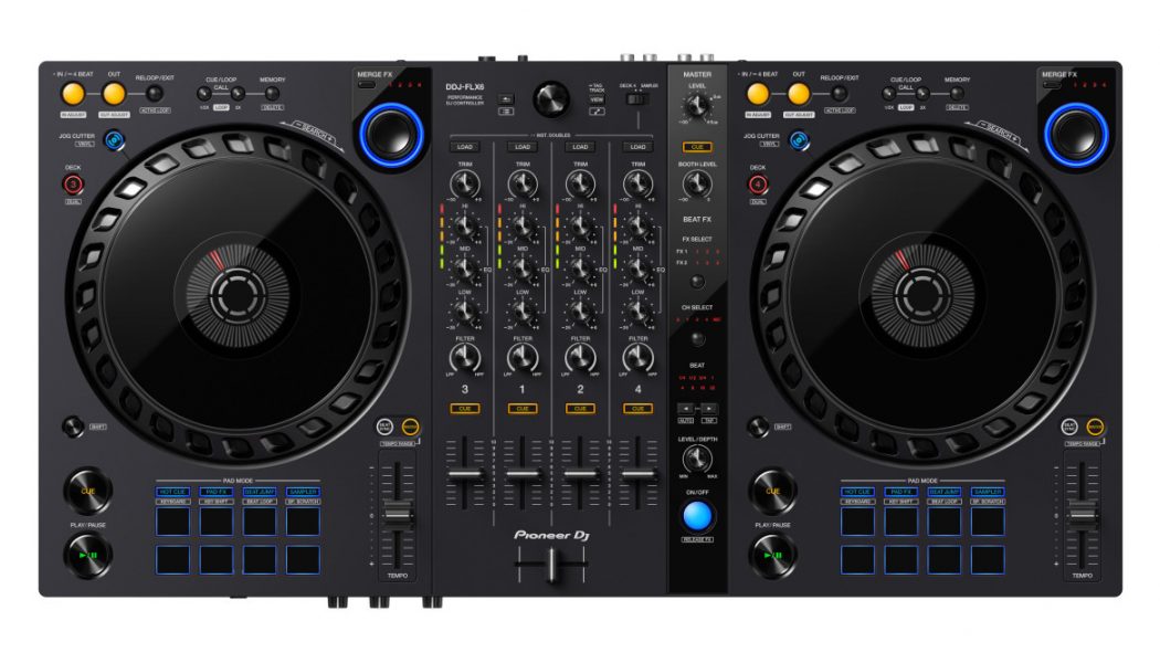 Pioneer’s DDJ-FLX6 Controller Boasts Impressive New Mixing and Scratching Functions