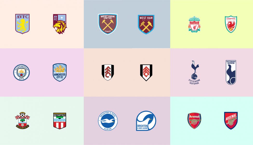 Premier League Club Crests – Reimagined for 2020