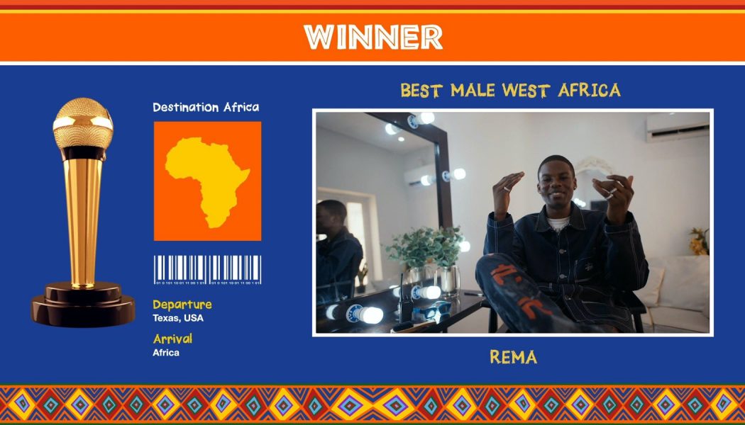 Rema Wins AFRIMMA’s 2020 Best Male West Africa Award – Full Winners List