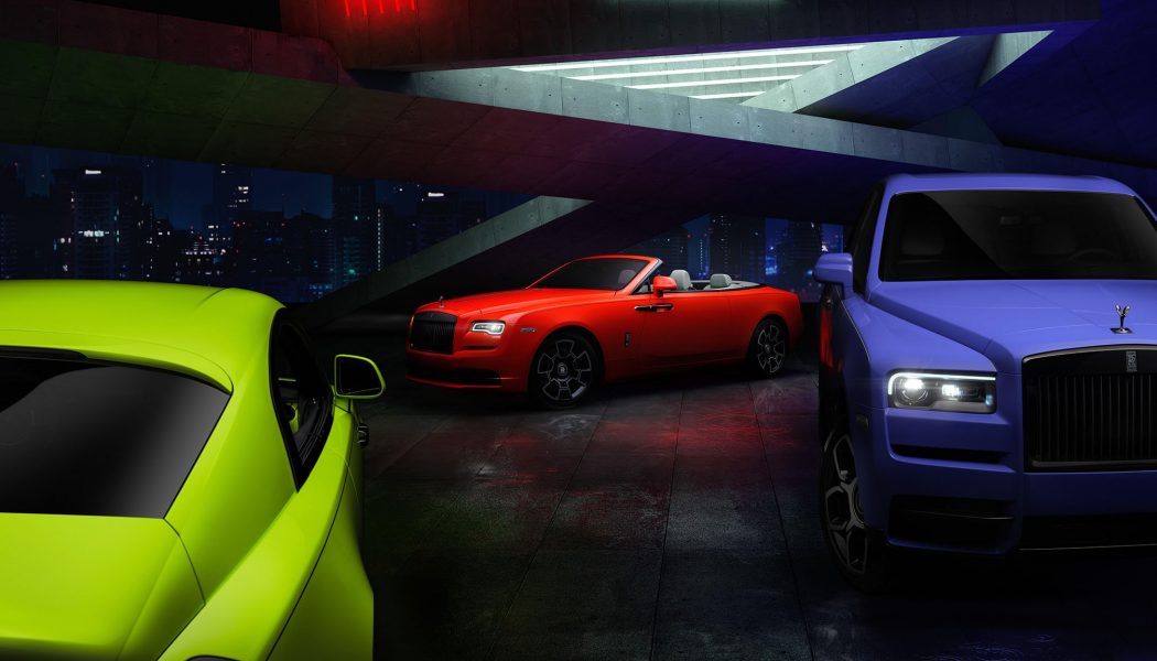 Rolls-Royce Lights Up the Road With Neon Wraith, Dawn, and Cullinan