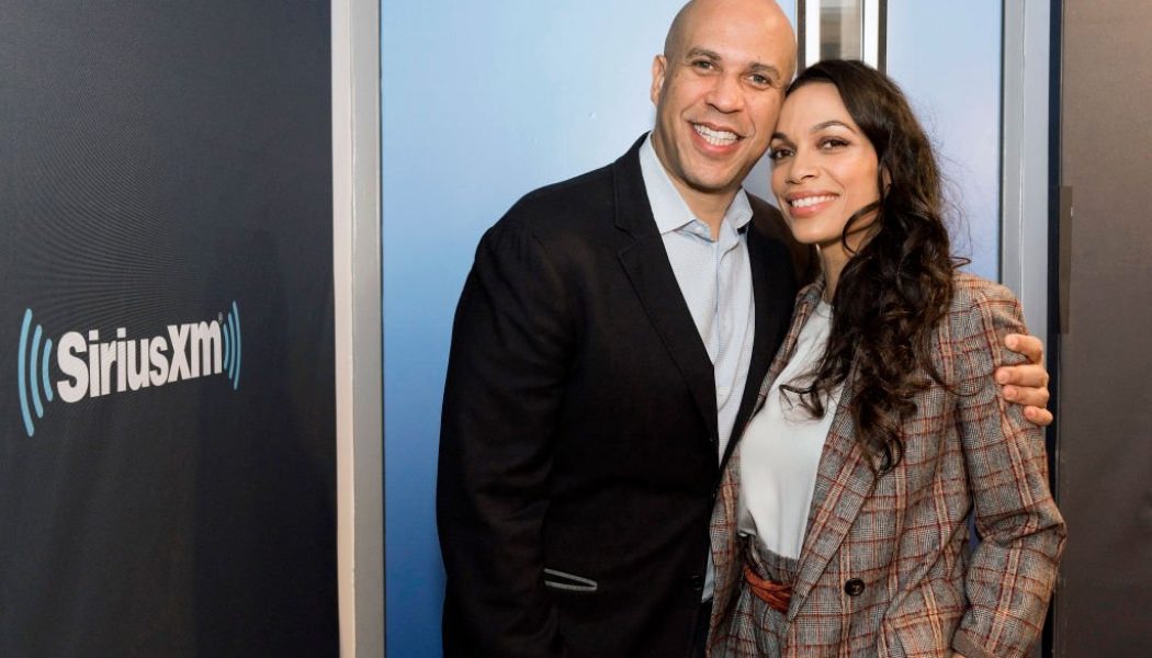 Rosario Dawson & Cory Booker Were Boo Lovin’ On Social Media After His Senate Win