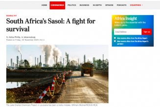 South Africa’s Sasol: A fight for survival