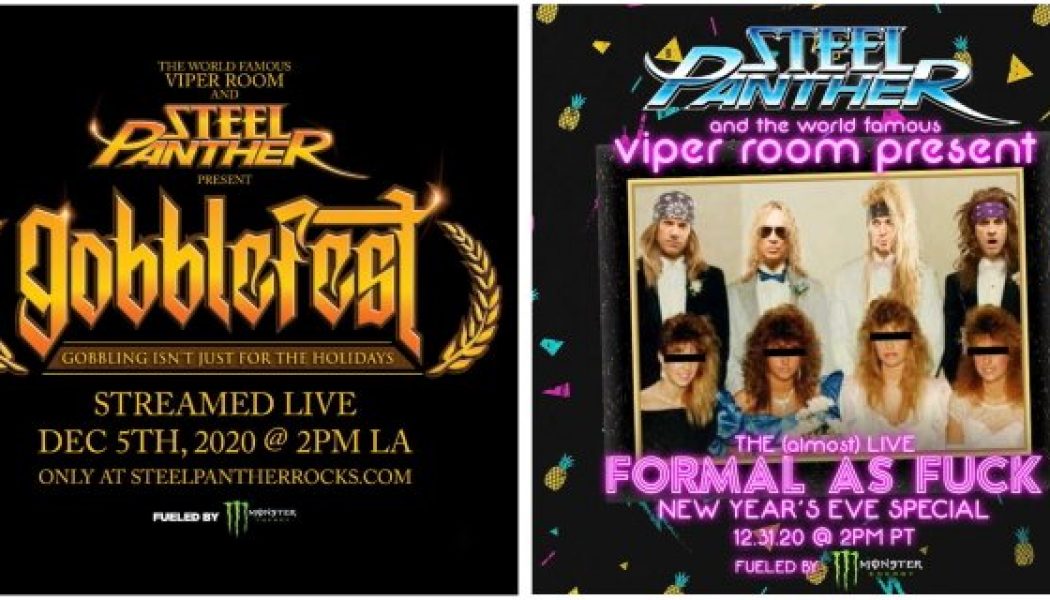 STEEL PANTHER Taps COREY TAYLOR, CHRIS JERICHO And BOBBY BLOTZER For Upcoming Concert Livestreams