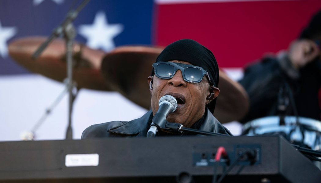 Stevie Wonder Serenades Crowd at Joe Biden Rally With Classics, New Tracks