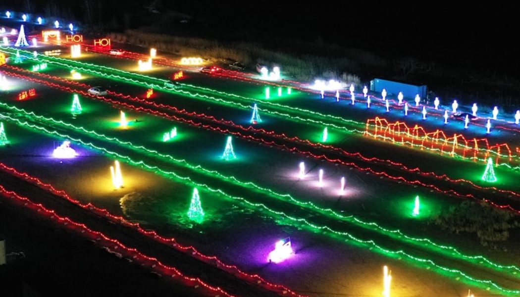 Take a Trip Through This Drive-Thru “Techno Tunnel” Light Show