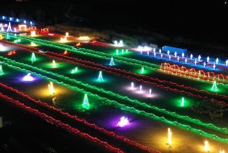 Take a Trip Through This Drive-Thru “Techno Tunnel” Light Show