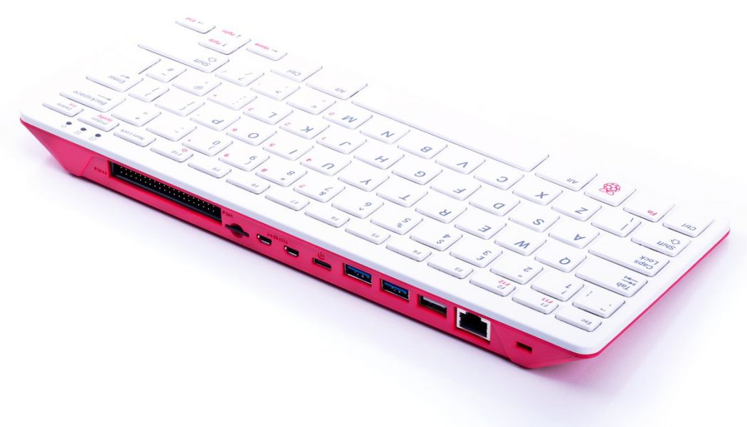 The Raspberry Pi 400 is a compact keyboard with a built-in computer