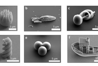 This microscopic 3D-printed Star Trek Voyager can move on its own