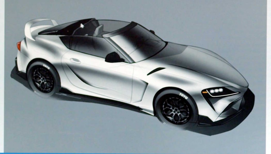 Toyota GR Supra Sport Top Concept Gets a MkIV Supra–Style Targa Top