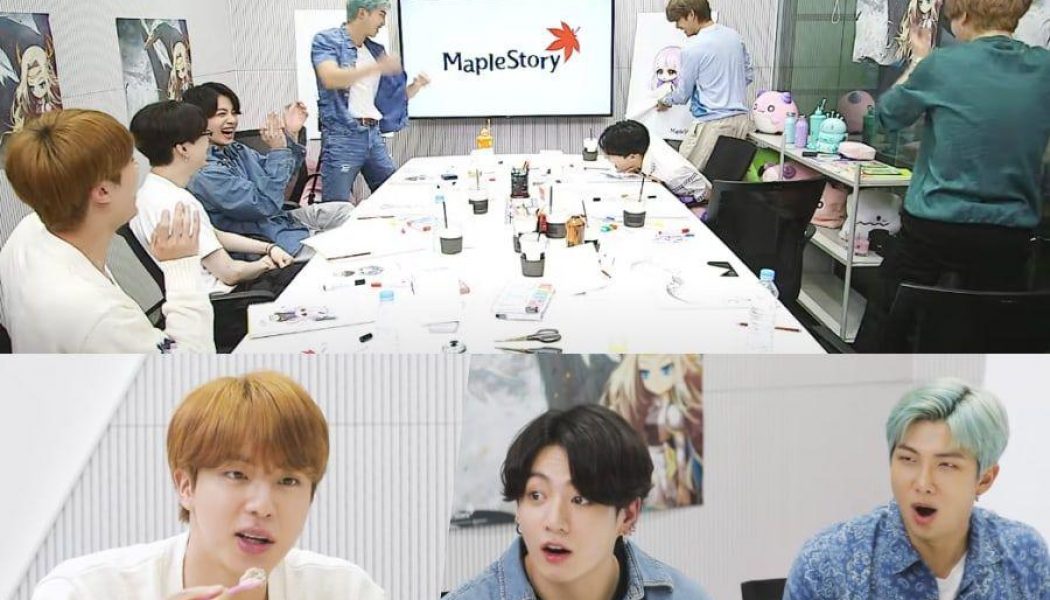 Watch BTS’ Teaser Video For Their MapleStory Collab