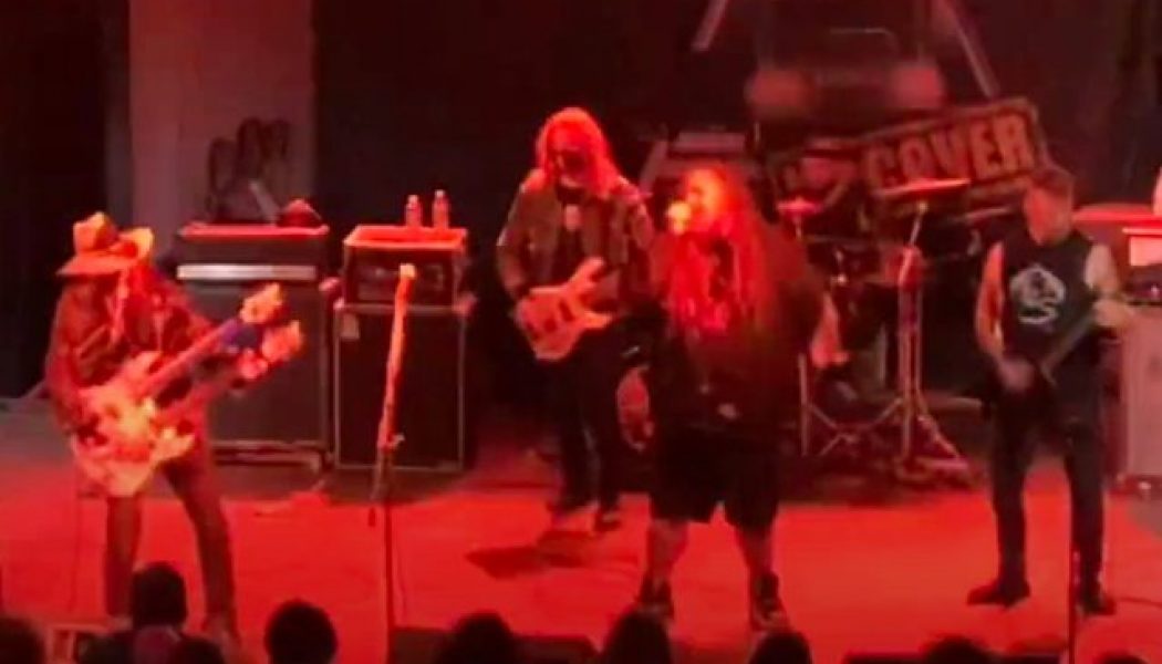 Watch DAVID ELLEFSON And BUMBLEFOOT Perform TWISTED SISTER, POST MALONE Covers In Indianapolis