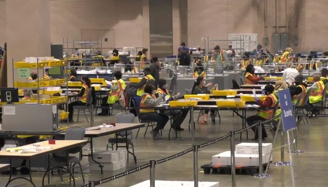 Watch the great people of Philadelphia count ballots live