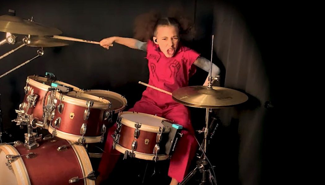 10-Year-Old Nandi Bushell Declares She’s a “Total Metalhead”, Rocks Slipknot’s “Unsainted”: Watch