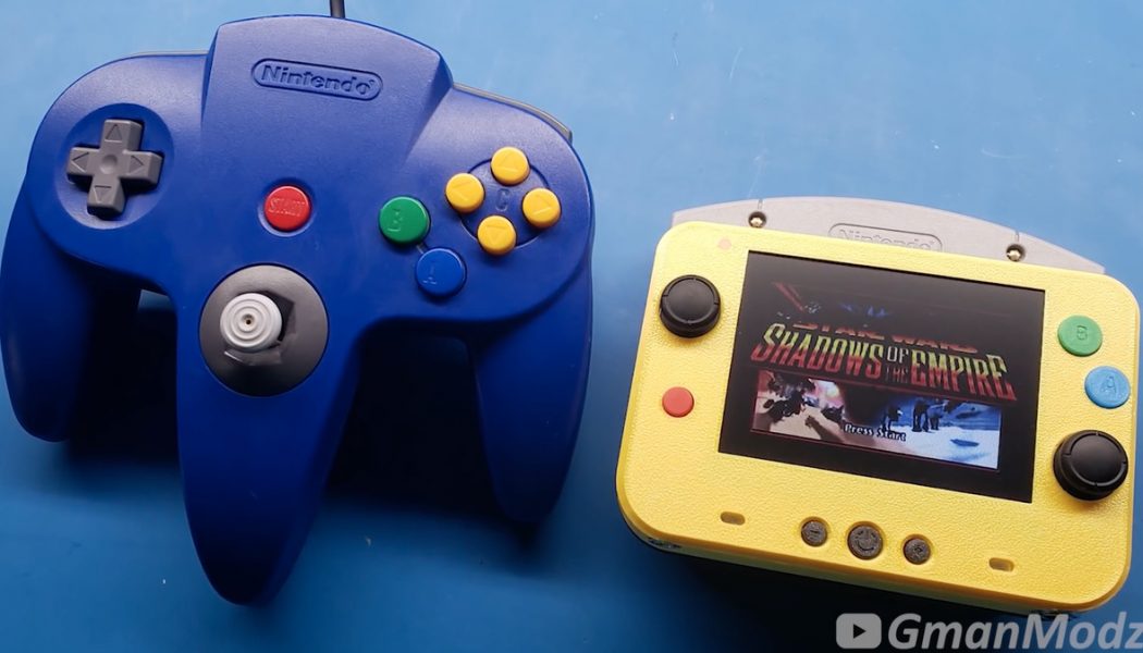 A modder has made a Nintendo 64 that’s smaller than the original’s controller