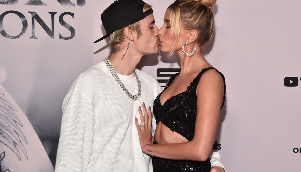 ‘About That Time Again’: Watch Justin and Hailey Bieber Decorate the Christmas Tree