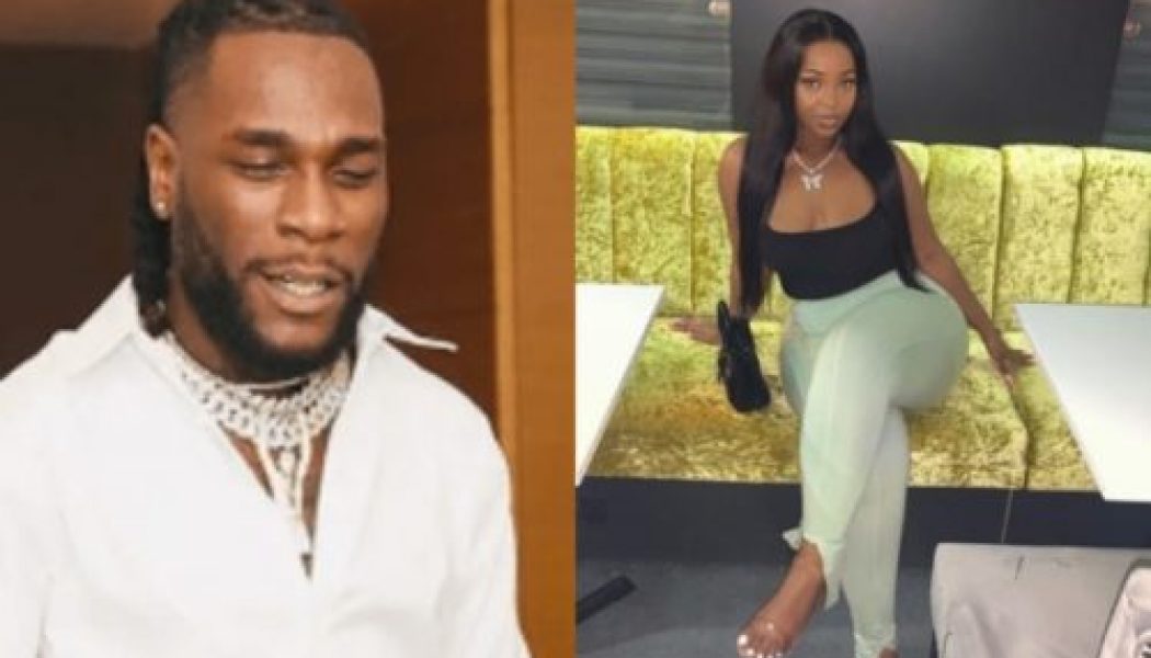 Burna Boy has been cheating on Stefflon Don with this lady