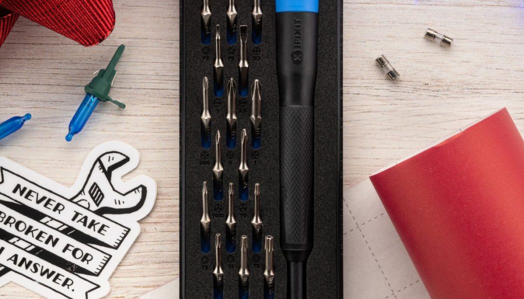 iFixit’s secret-Santa-priced screwdriver sets have the bits to open a MacBook or Switch