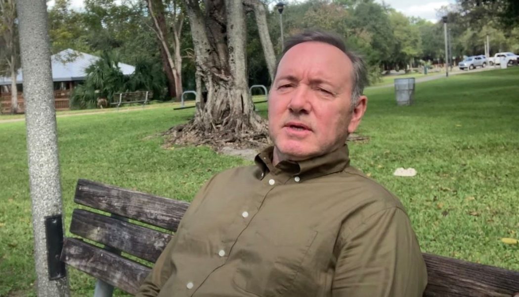 Kevin Spacey Crawls Out of His Hole to Deliver Another Christmas Eve Video Message