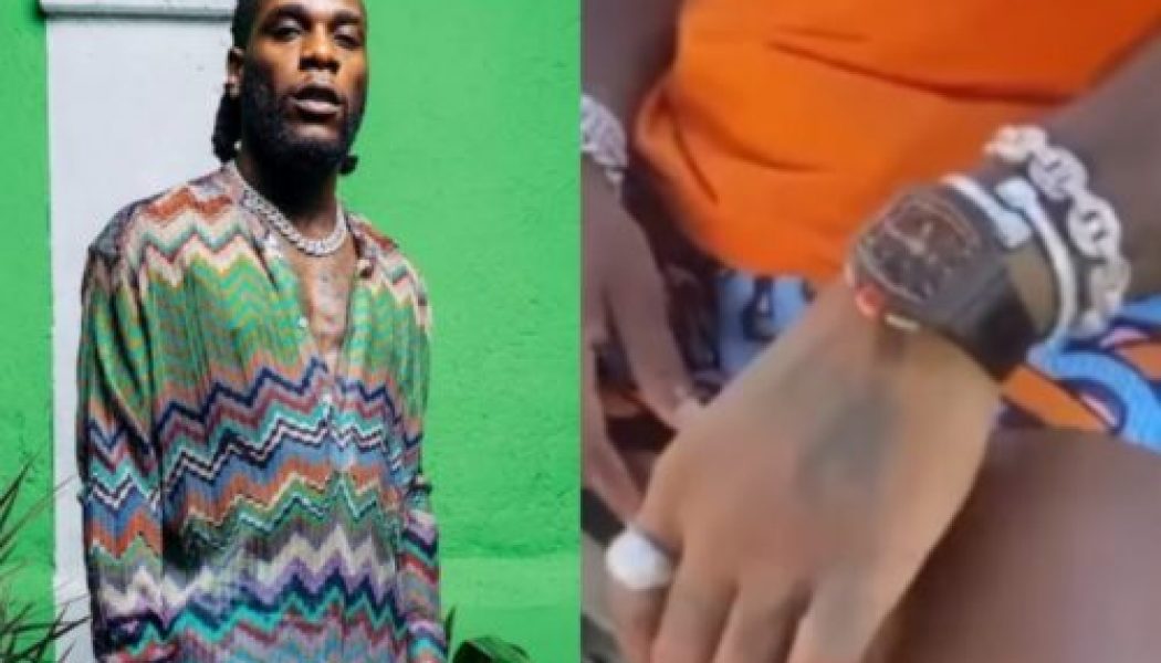 Like Davido, Burna Boys buys Richard Mille watch worth millions of Naira