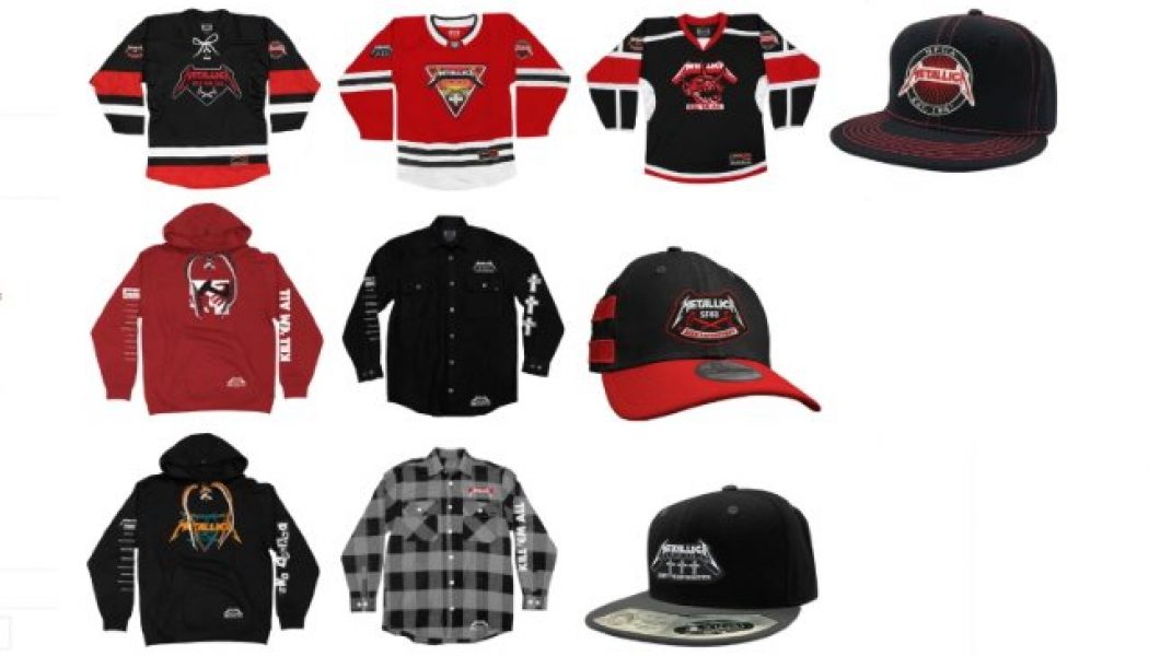 METALLICA And PUCK HCKY Release New Hockey-Themed Collaboration