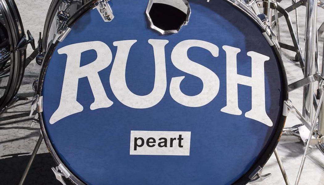 Neil Peart’s 2112 Drum Set Sells for $500,000 in Auction