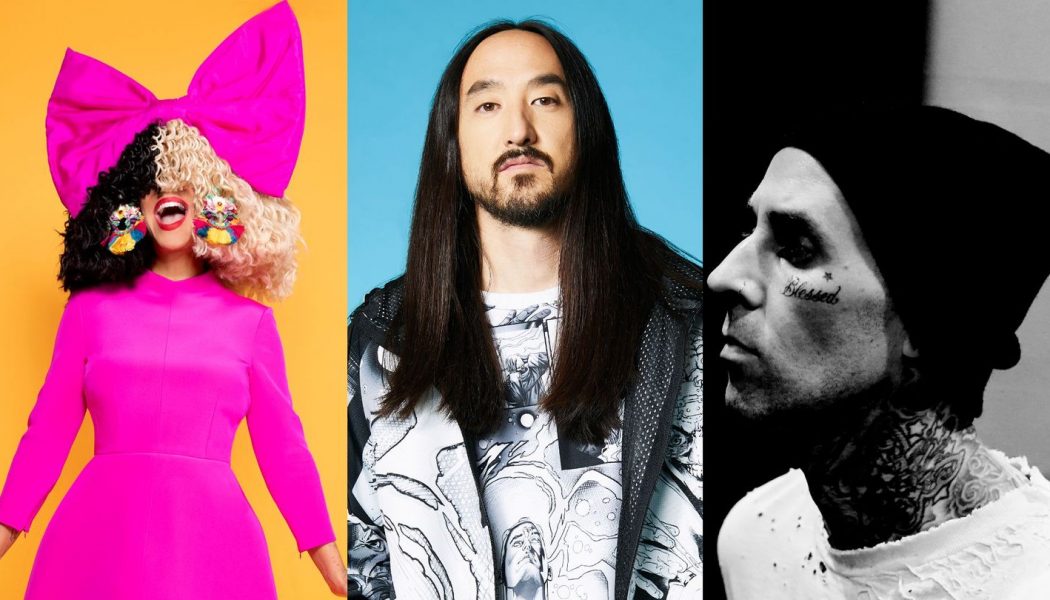 Sia, Steve Aoki, And Travis Barker Will Perform At Movie & TV Awards: Greatest Of All Time