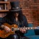 Slash Unveils Gibson “Victoria” Les Paul Standard Goldtop Electric Guitar