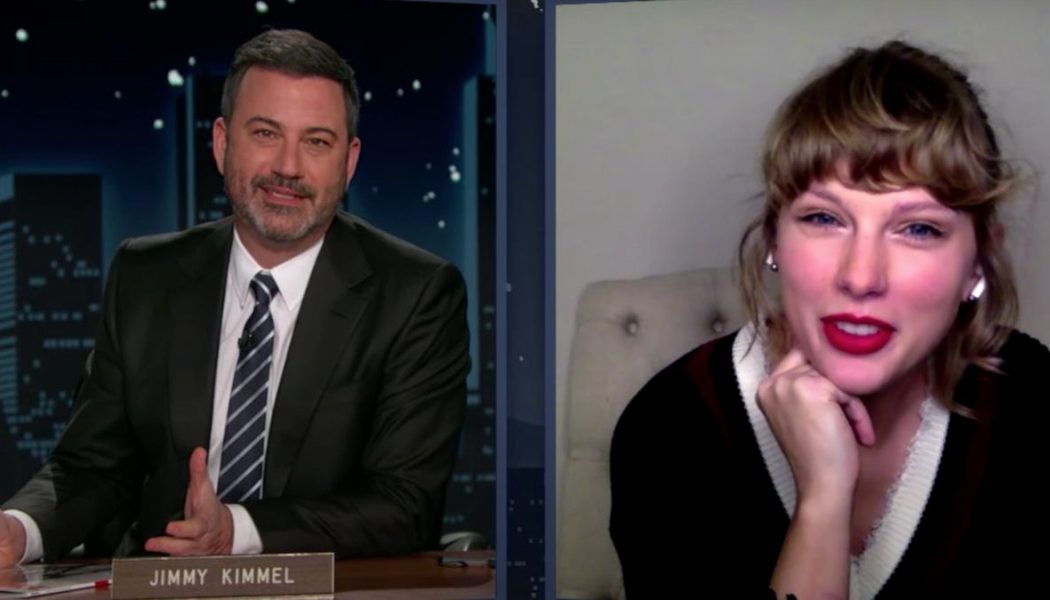 Taylor Swift Debunks woodvale Album Rumor on Jimmy Kimmel