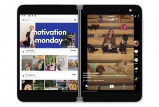 The Surface Duo gets better TikTok support and availability outside the US