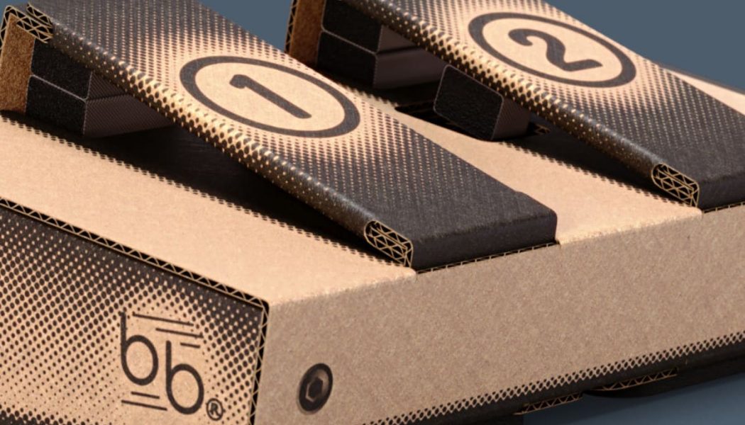 These Fully Functional, Environmentally Friendly MIDI Pedals are Made from Cardboard