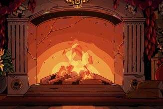 Venture back into the underworld to curl up in front of Hades’ excellent Yule log