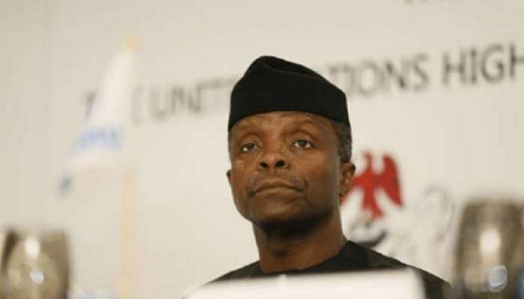 VP Osinbajo: We’ll do all it takes to secure Nigeria