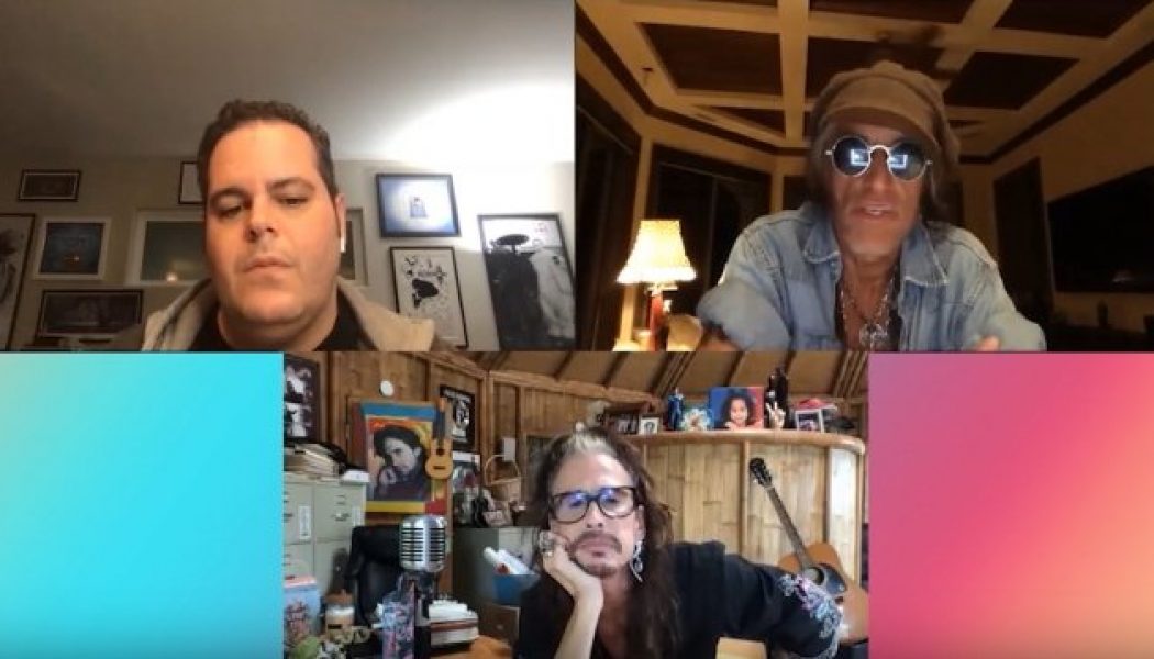 Watch AEROSMITH’s STEVEN TYLER And JOE PERRY Take Part In ‘Wayne’s World’ Virtual Reunion