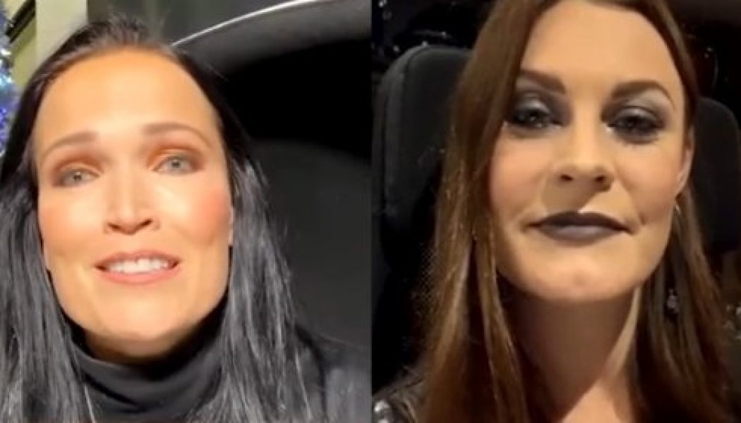 Watch Former NIGHTWISH Singer TARJA TURUNEN And Current Vocalist FLOOR JANSEN Chat About Life And Music