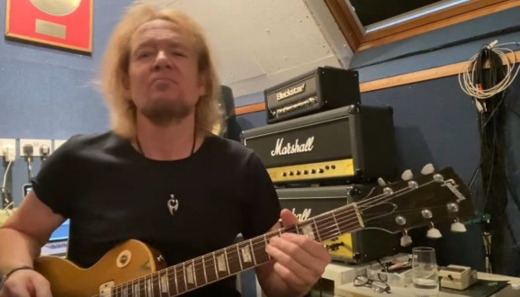 Watch IRON MAIDEN’s ADRIAN SMITH Play ‘Gangland’ For First Time In ‘Donkeys’ Years’